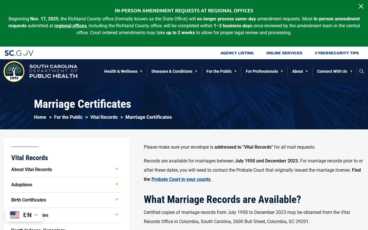 Greenwood city directory family history with South Carolina marriage certificate guidance