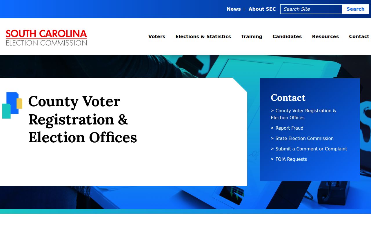 Greenwood ZIP code county election office listing